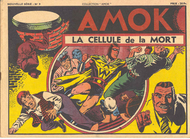 Comic Book Cover For Amok 9 - La Cellule de la Mort