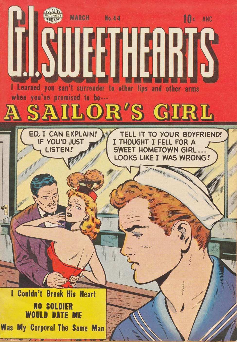 Comic Book Cover For G.I. Sweethearts 44