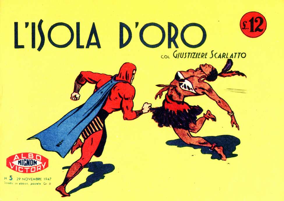 Comic Book Cover For Il Giustiziere Scarlatto 5 - L'Isola D'oro