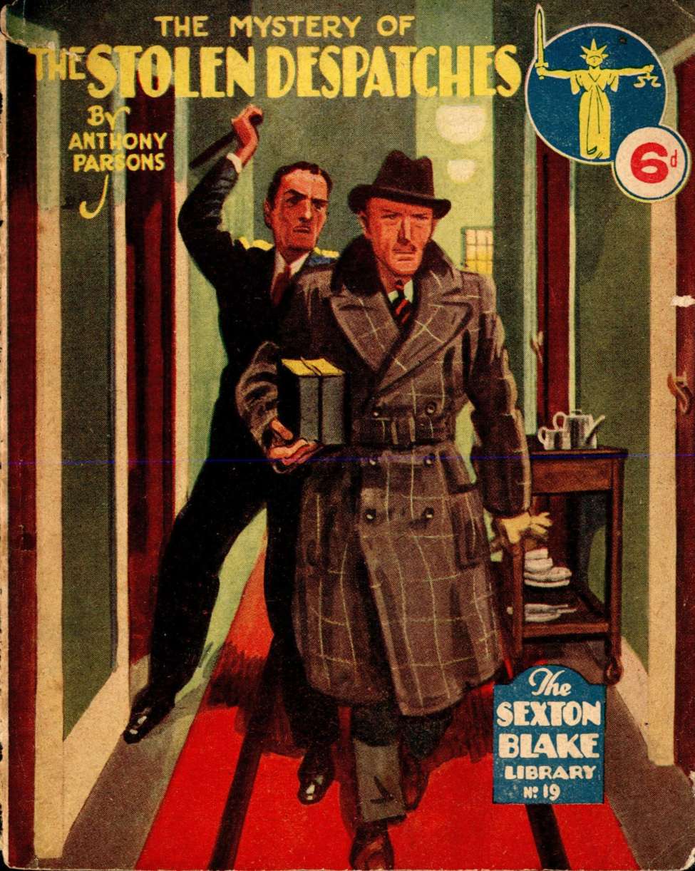 Book Cover For Sexton Blake Library S3 19 - The Mystery of the Stolen Despatches