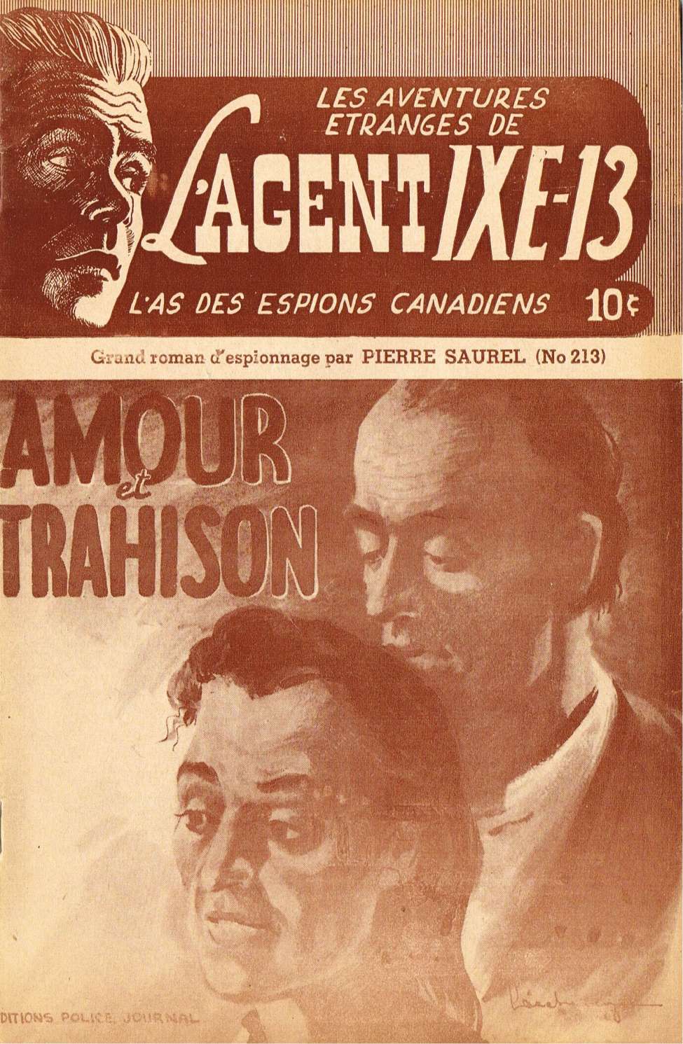 Book Cover For L'Agent IXE-13 v2 213 - Amour et trahison