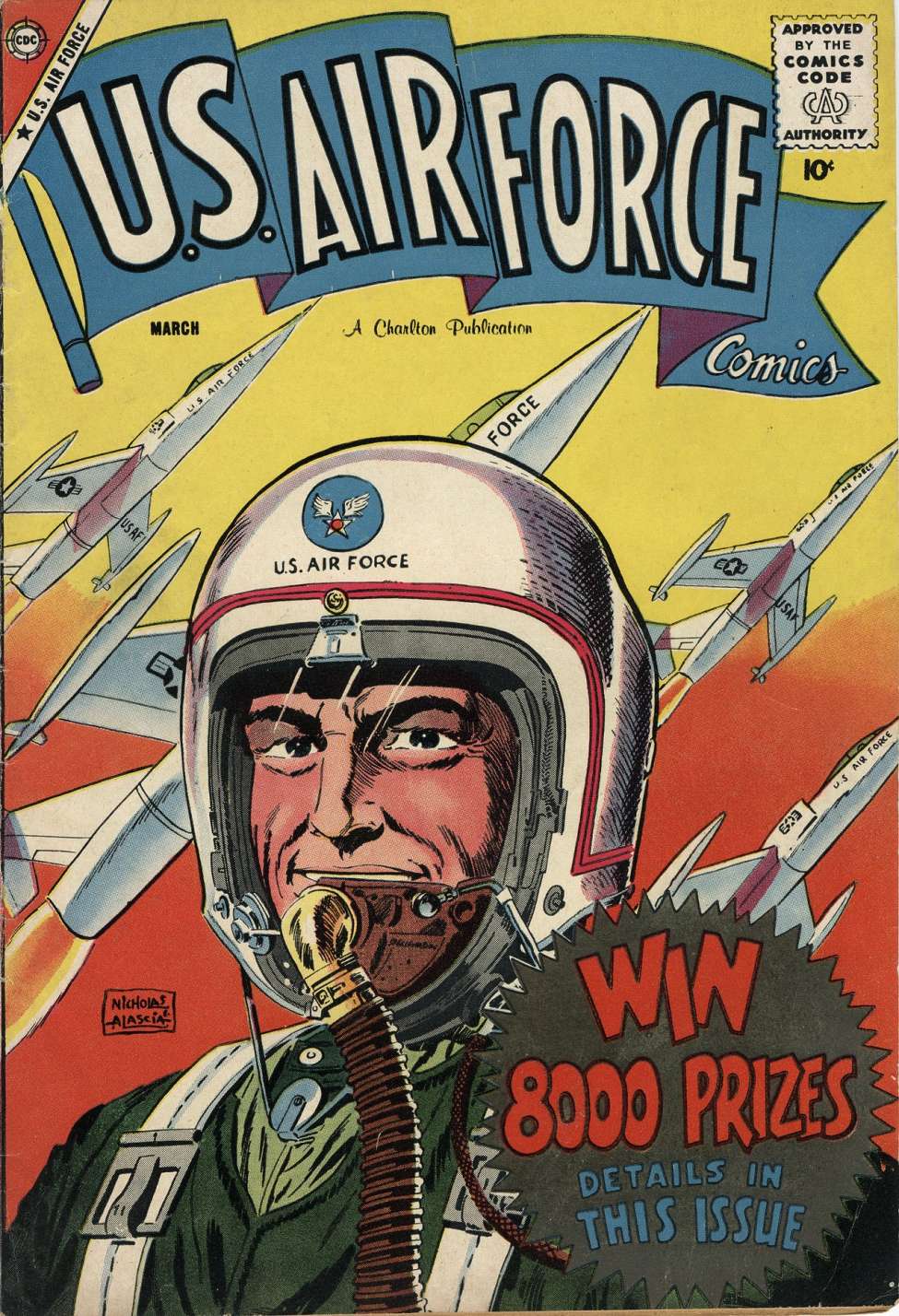Comic Book Cover For U.S. Air Force Comics 3