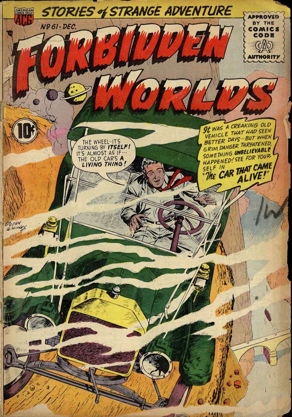 Comic Book Cover For Forbidden Worlds 61