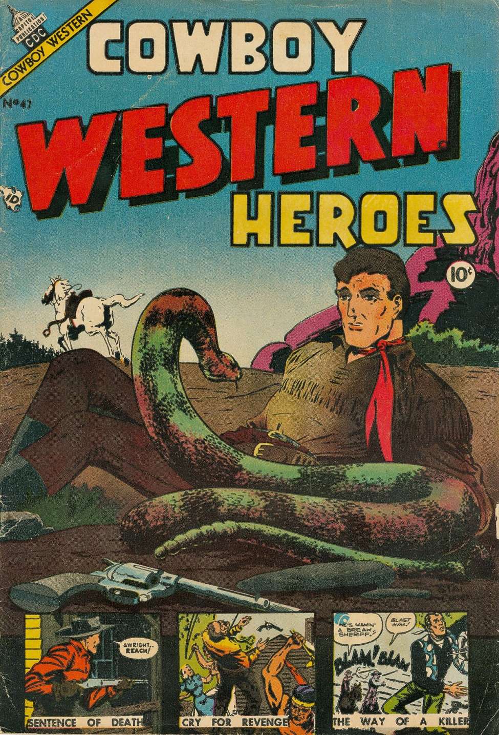 Comic Book Cover For Cowboy Western 47