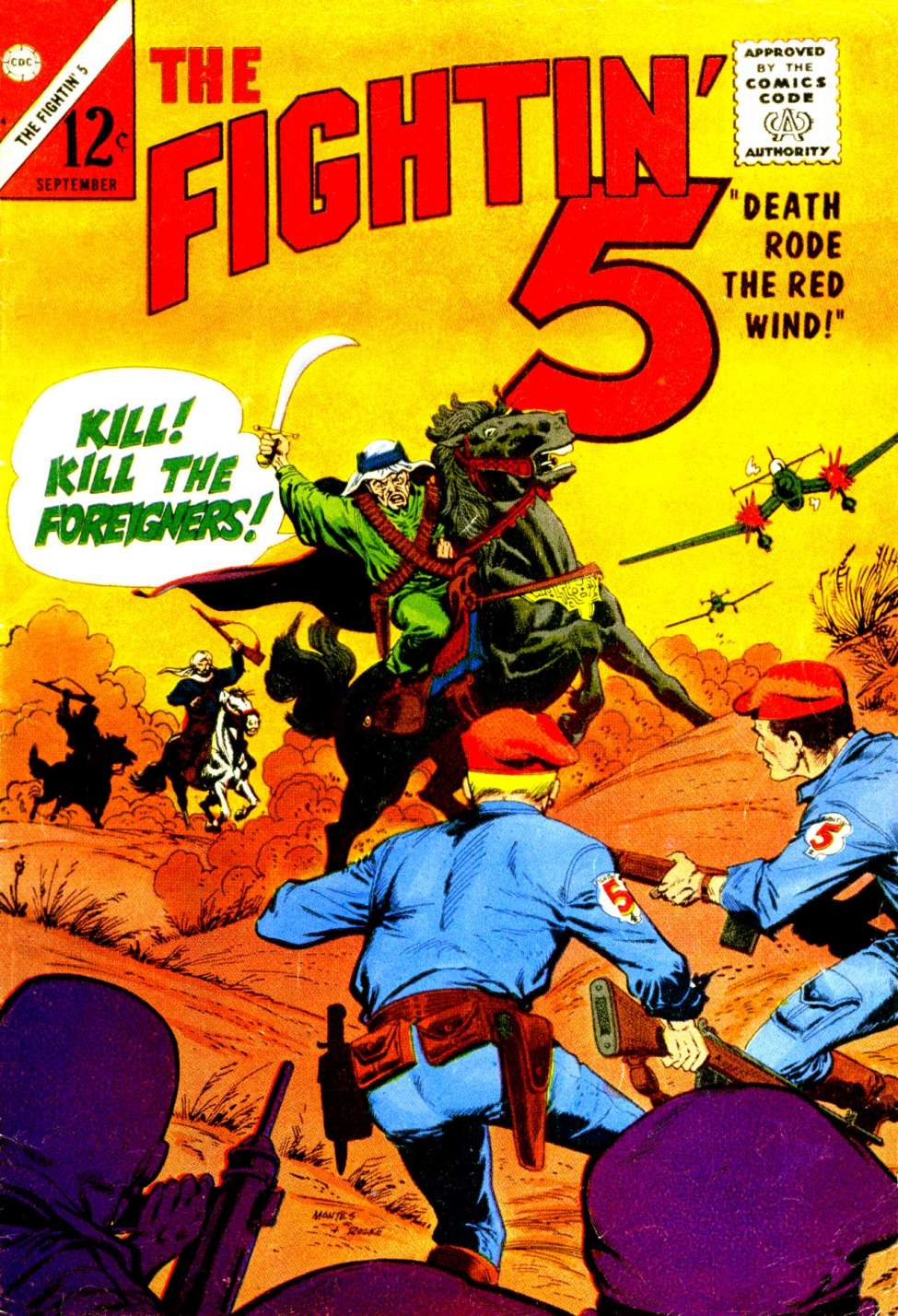 Comic Book Cover For Fightin' Five 34