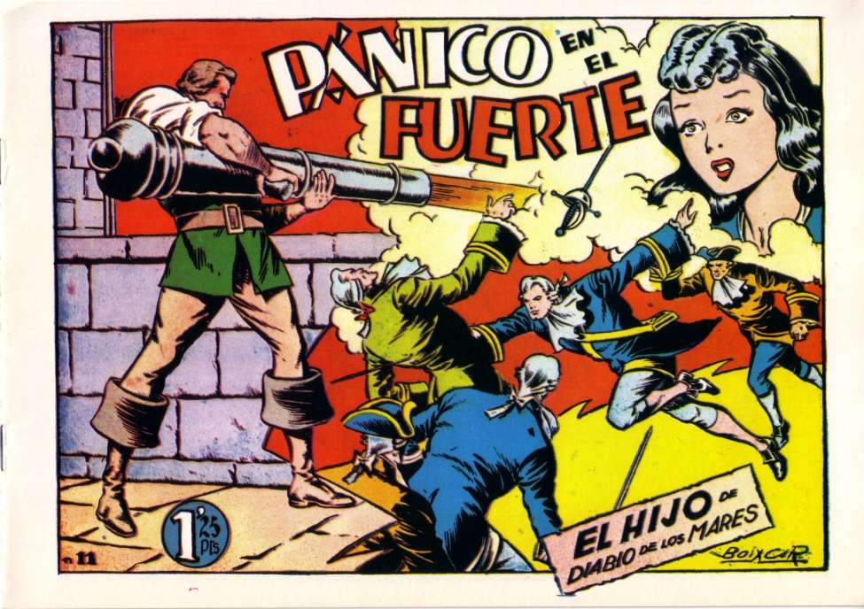 Comic Book Cover For El Hijo Del Diablo De Los Mares 11 - Panico en El Fuerte