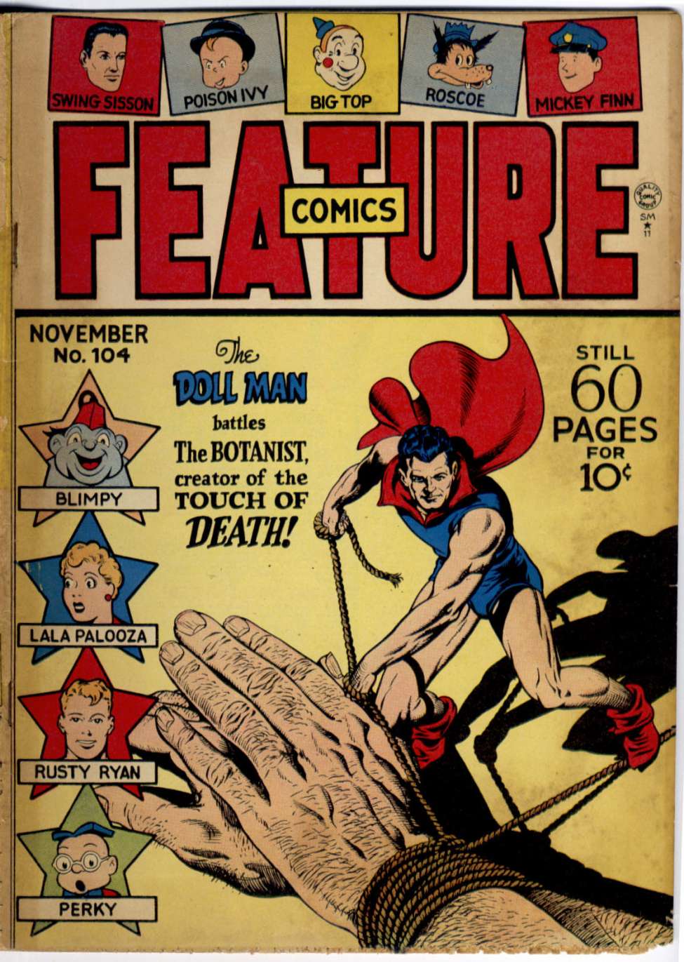 Book Cover For Feature Comics 104