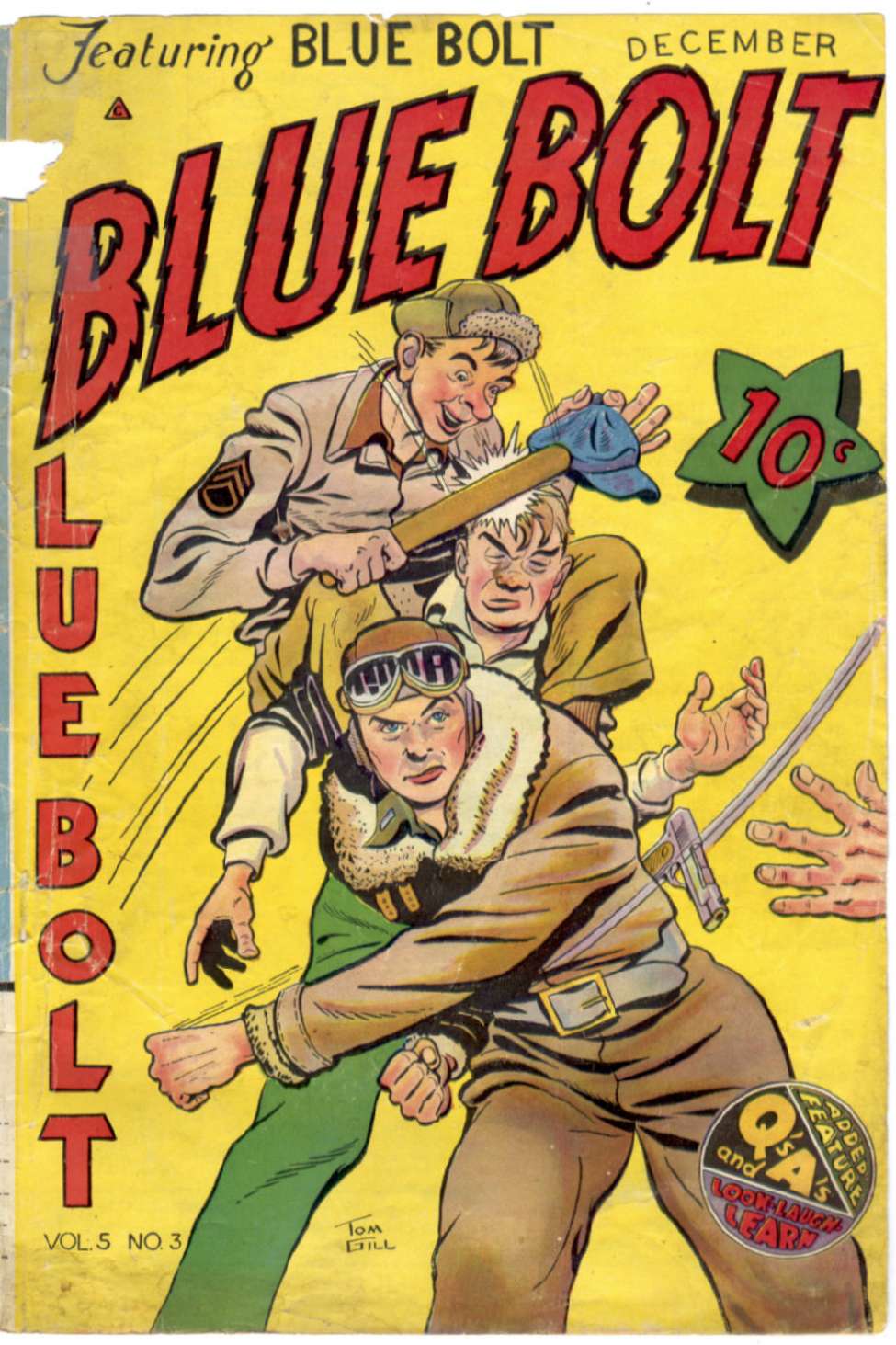 Comic Book Cover For Blue Bolt v5 3
