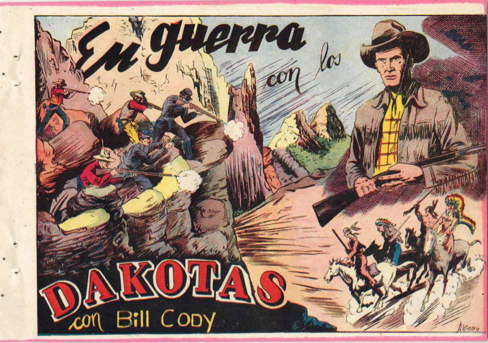 Comic Book Cover For Bill Cody 3 - En guerra con los Dakotas