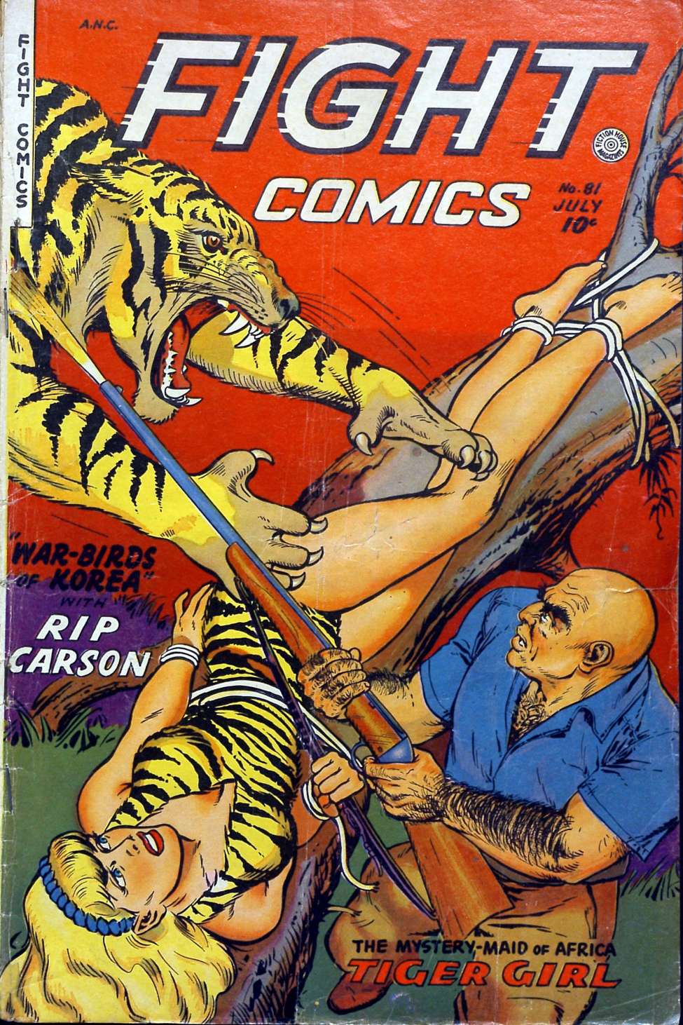 Comic Book Cover For Fight Comics 81