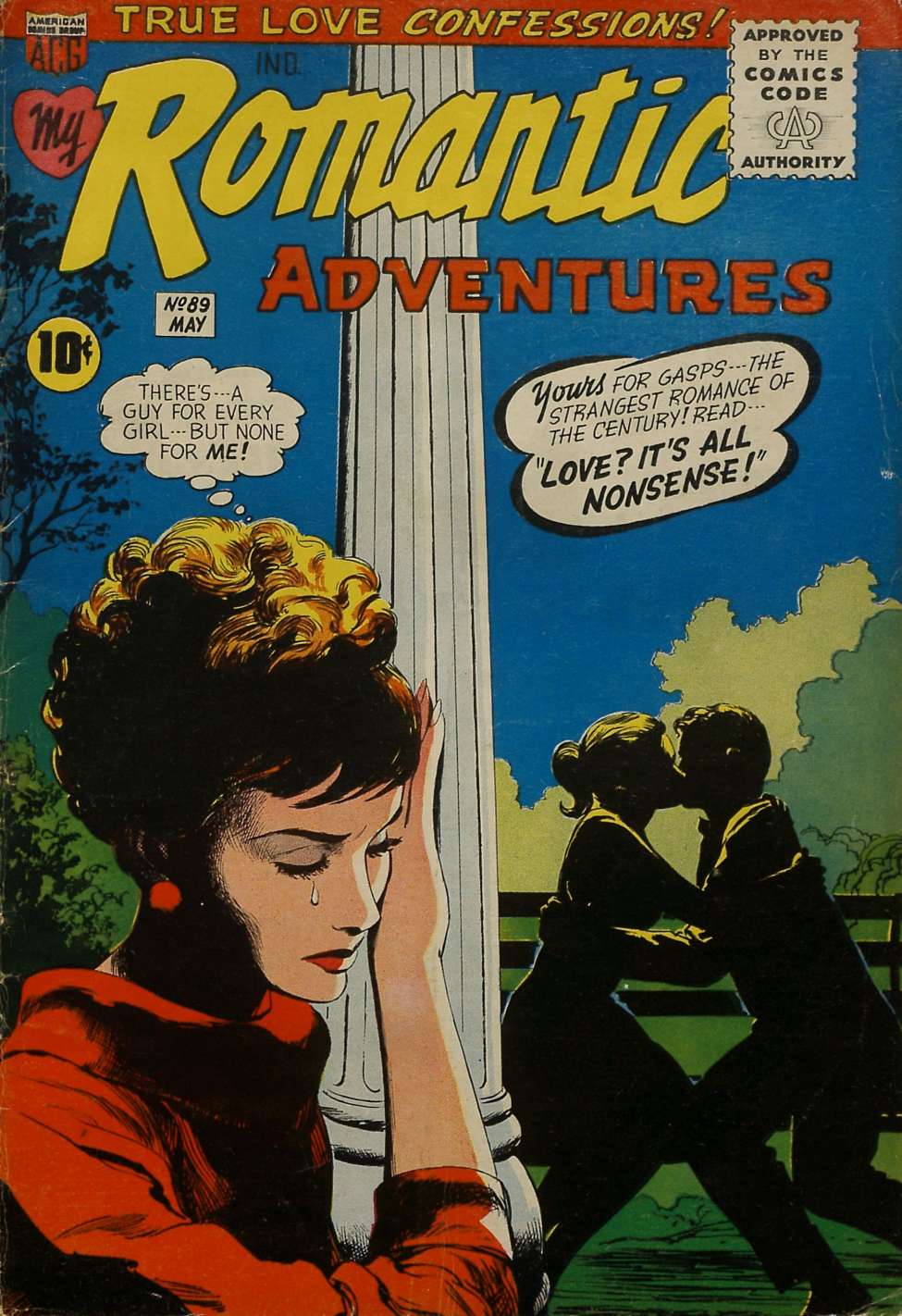 Comic Book Cover For My Romantic Adventures 89