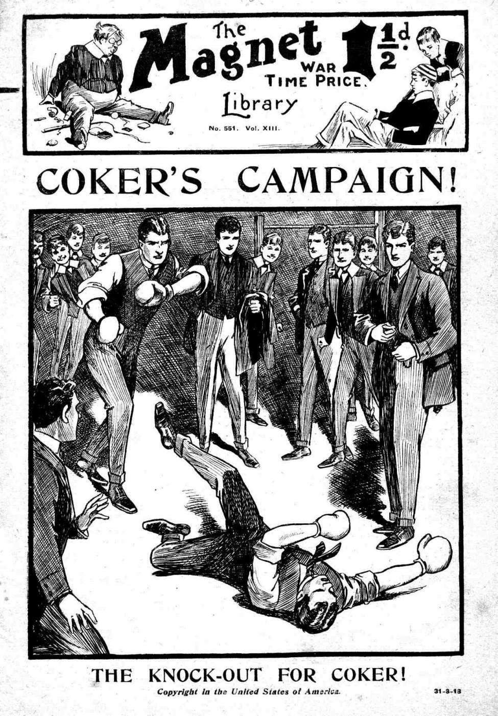 Book Cover For The Magnet 551 - Coker's Campaign!