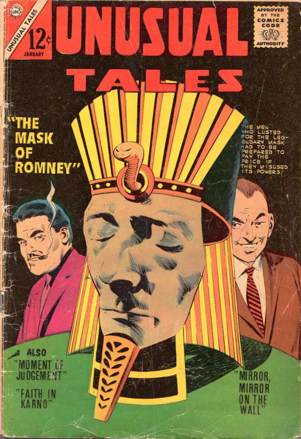 Comic Book Cover For Unusual Tales 43