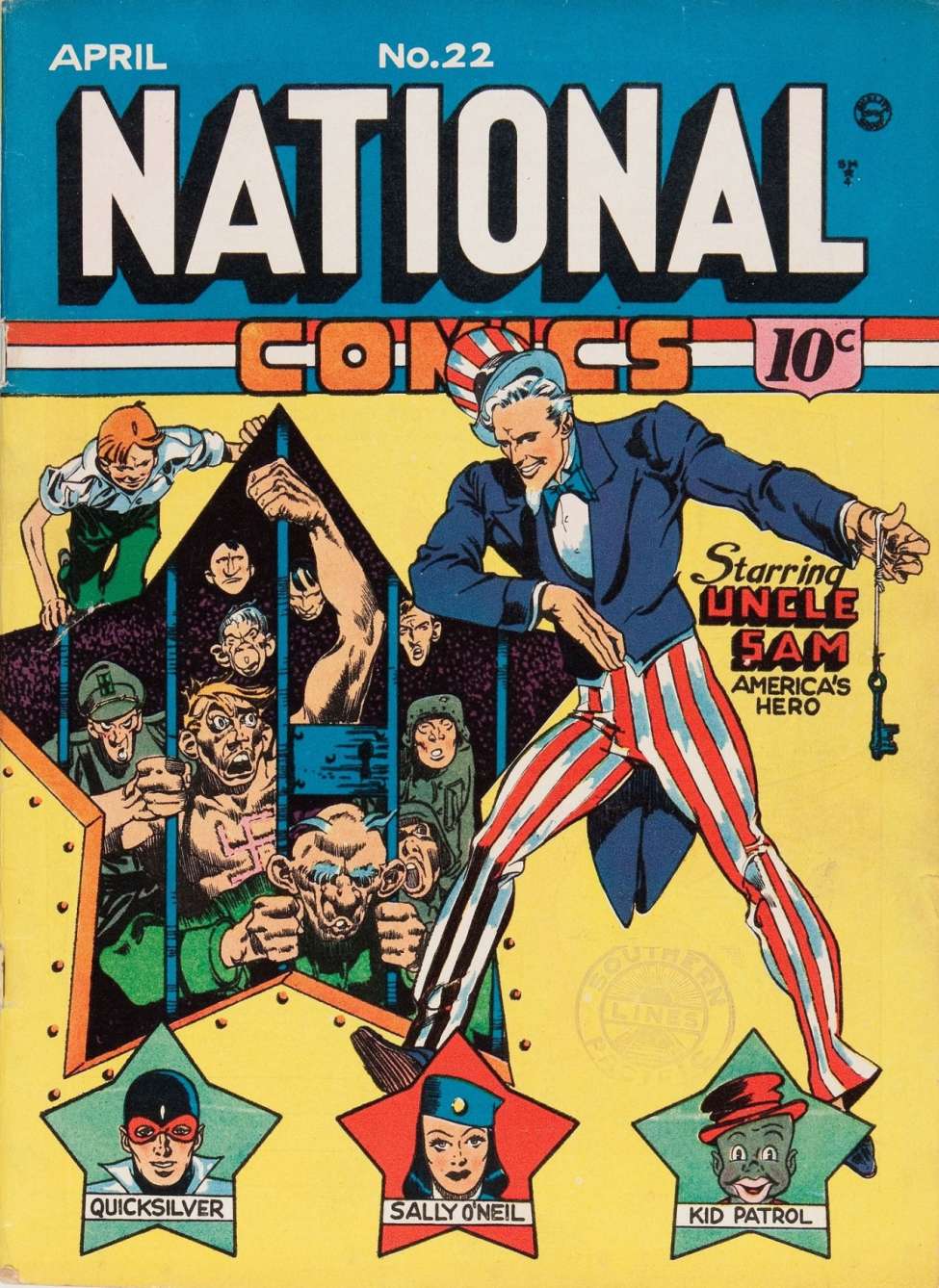Book Cover For National Comics 22