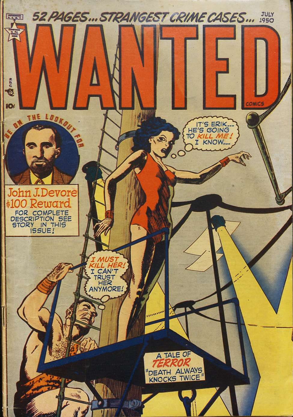 Comic Book Cover For Wanted Comics 27 (alt) - Version 2