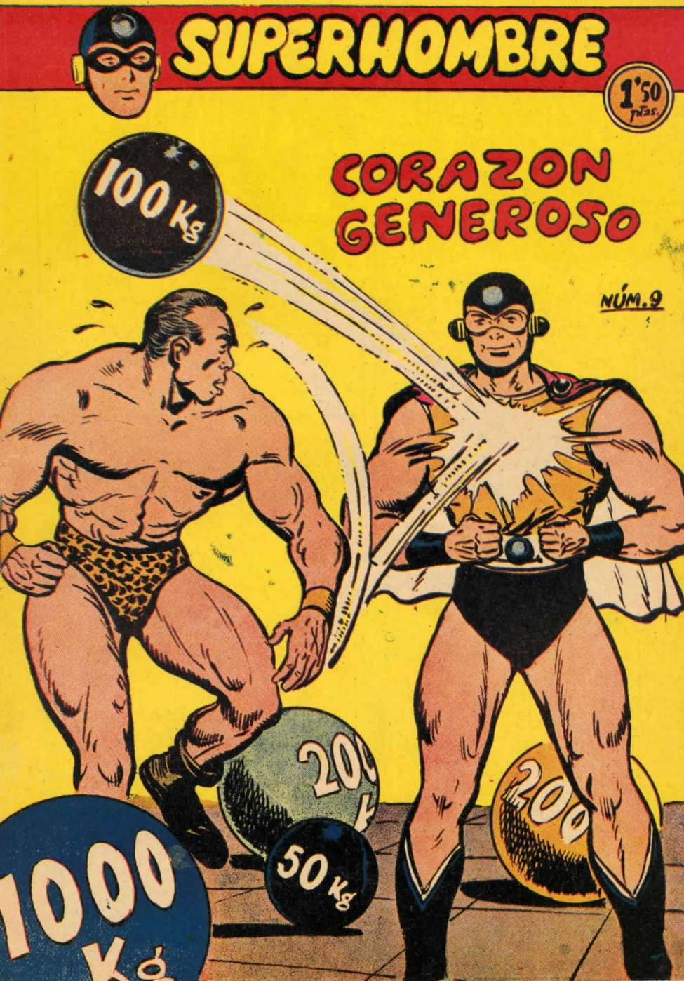 Comic Book Cover For SuperHombre 9 Corazon generoso