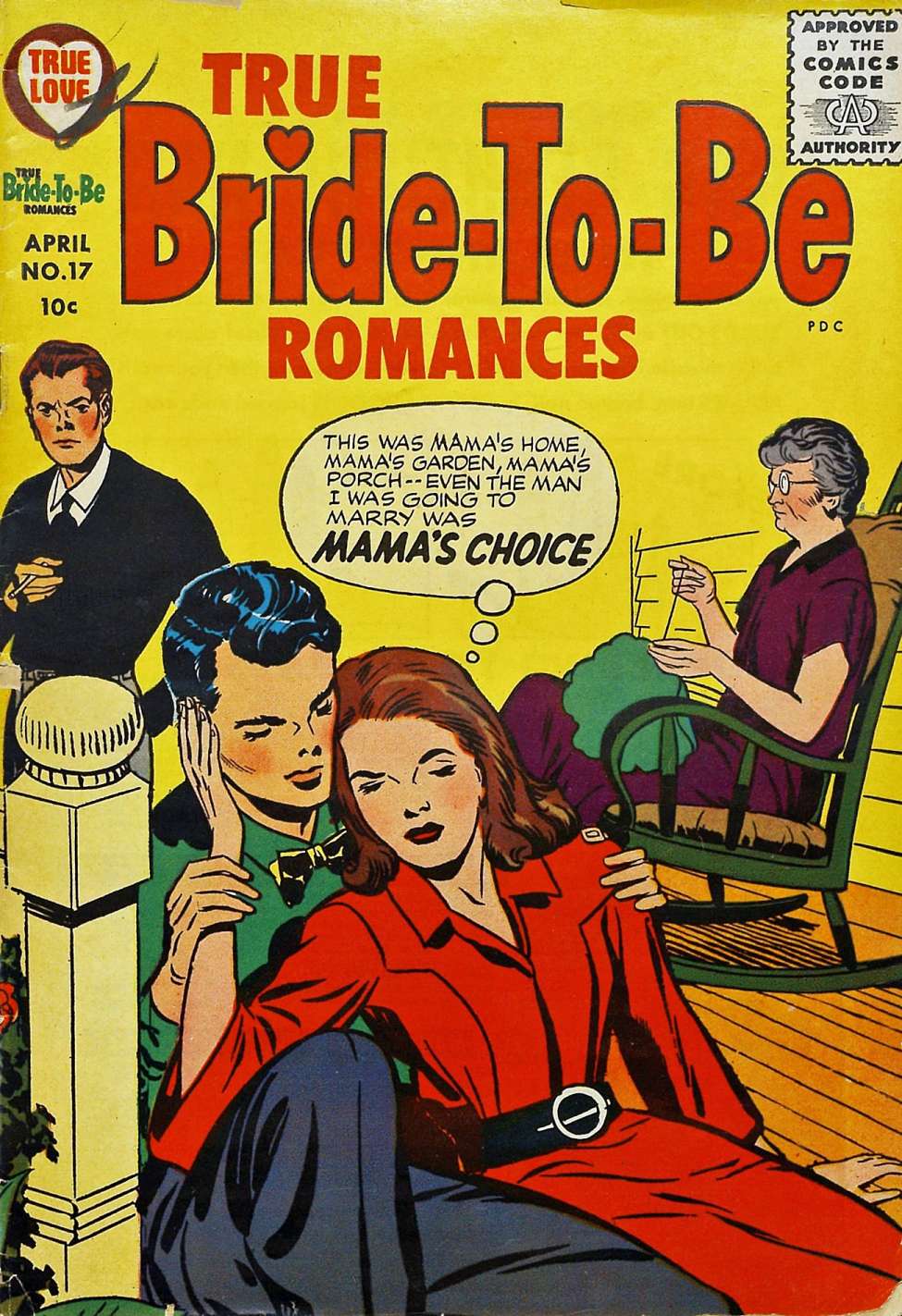Comic Book Cover For True Bride-To-Be Romances 17