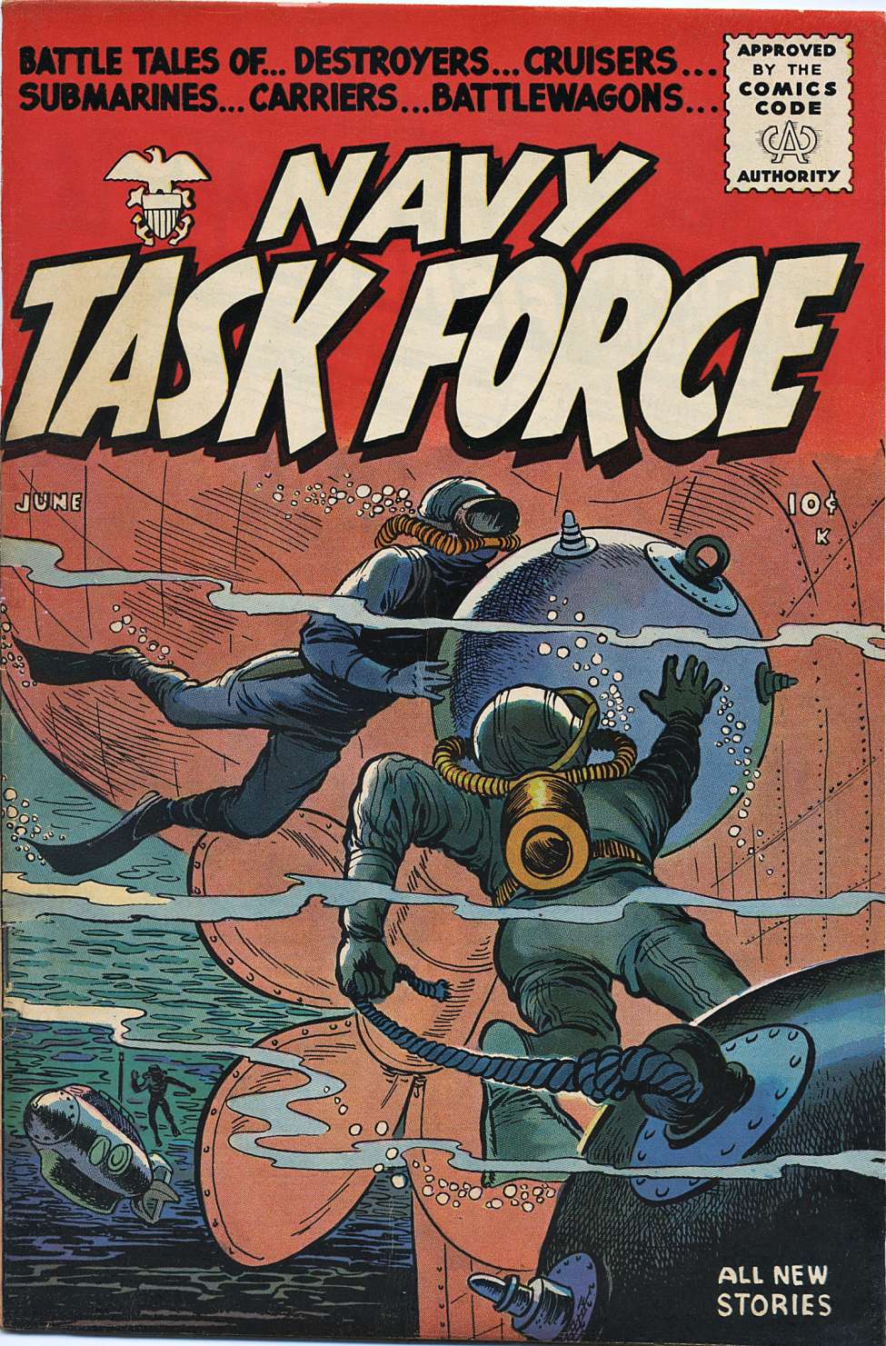 Comic Book Cover For Navy Task Force 4