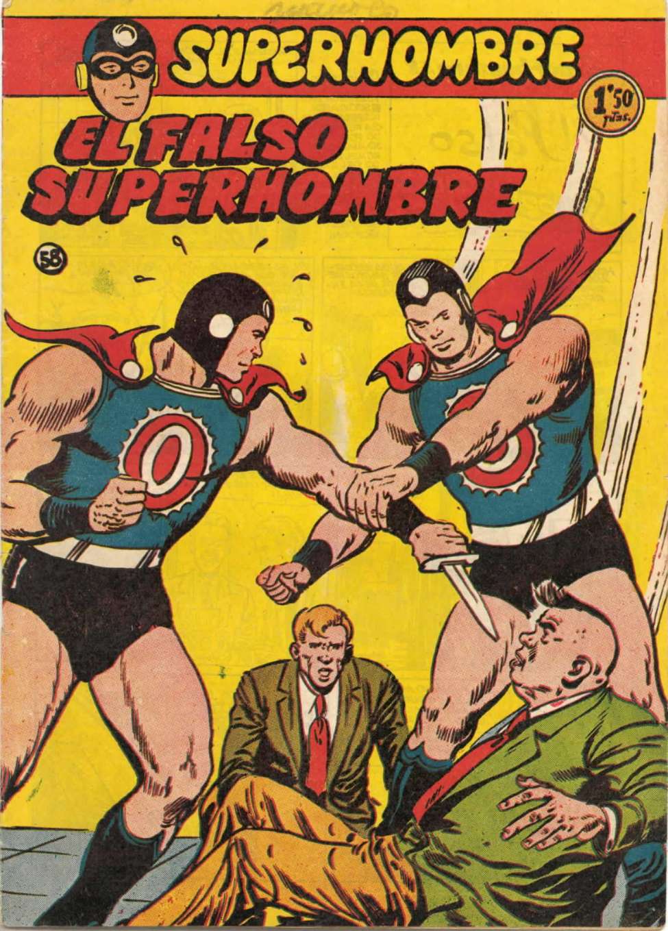 Comic Book Cover For SuperHombre 58 El falso SuperHombre