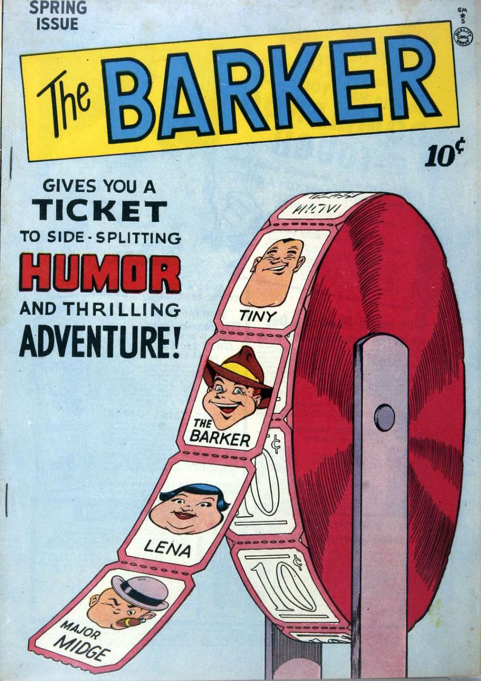Comic Book Cover For The Barker 3 - Version 1