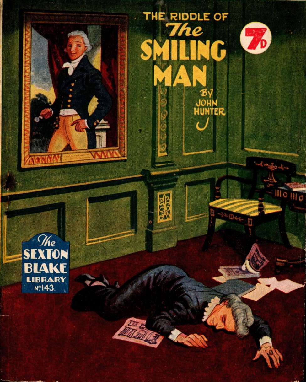 Book Cover For Sexton Blake Library S3 143 - The Riddle of the Smiling Man