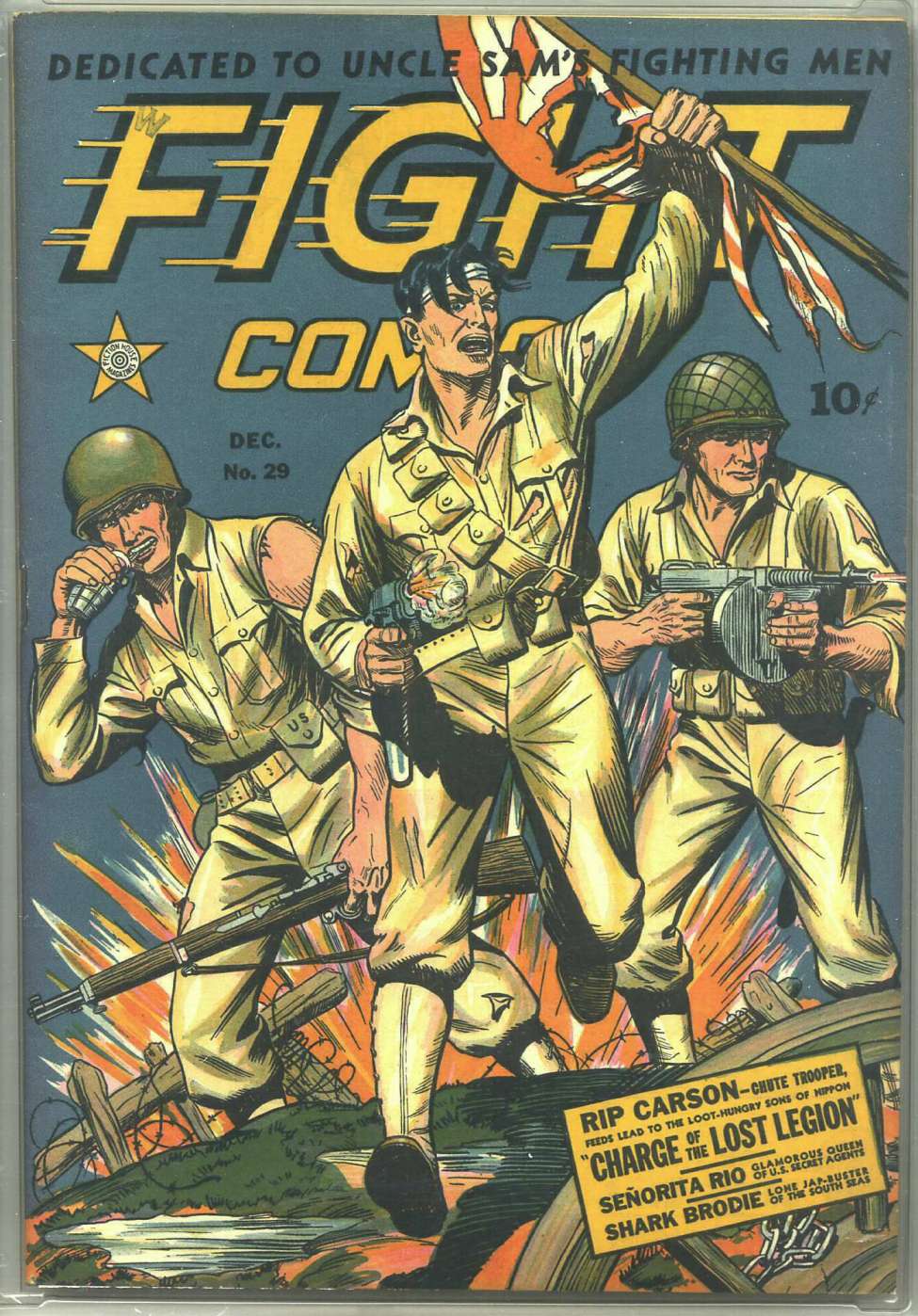 Comic Book Cover For Fight Comics 29