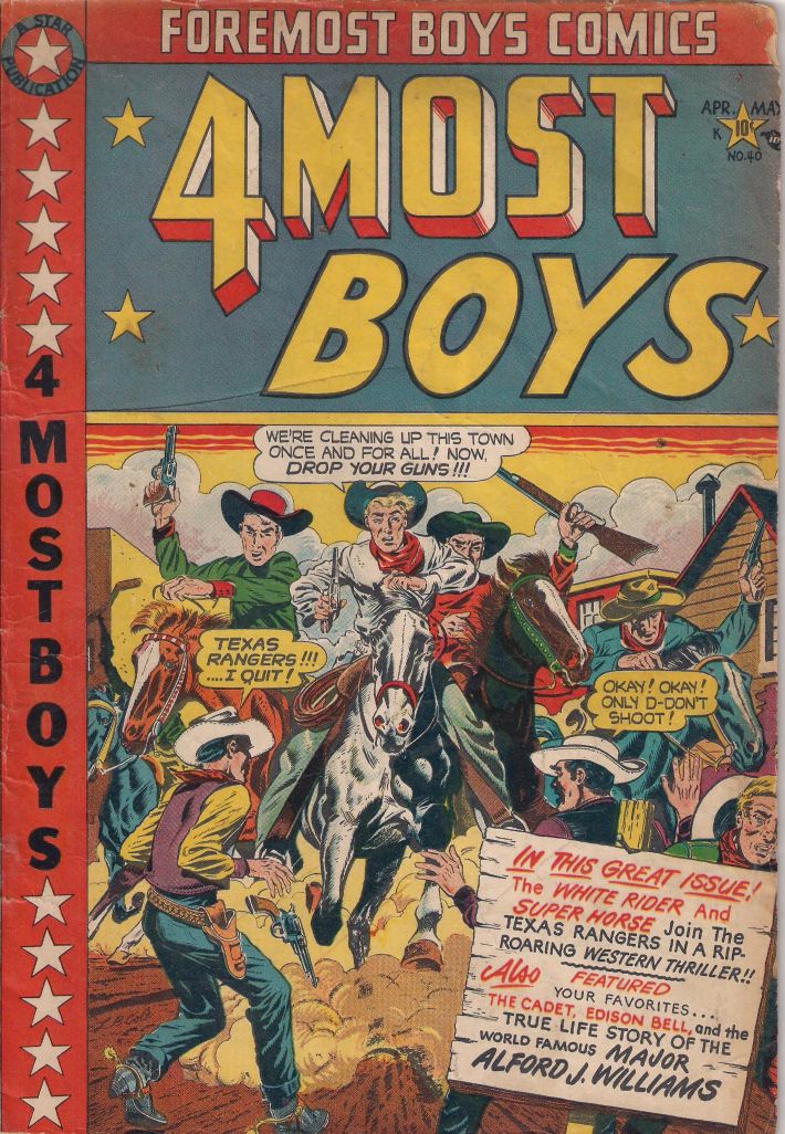 Comic Book Cover For 4Most Boys Comics 40