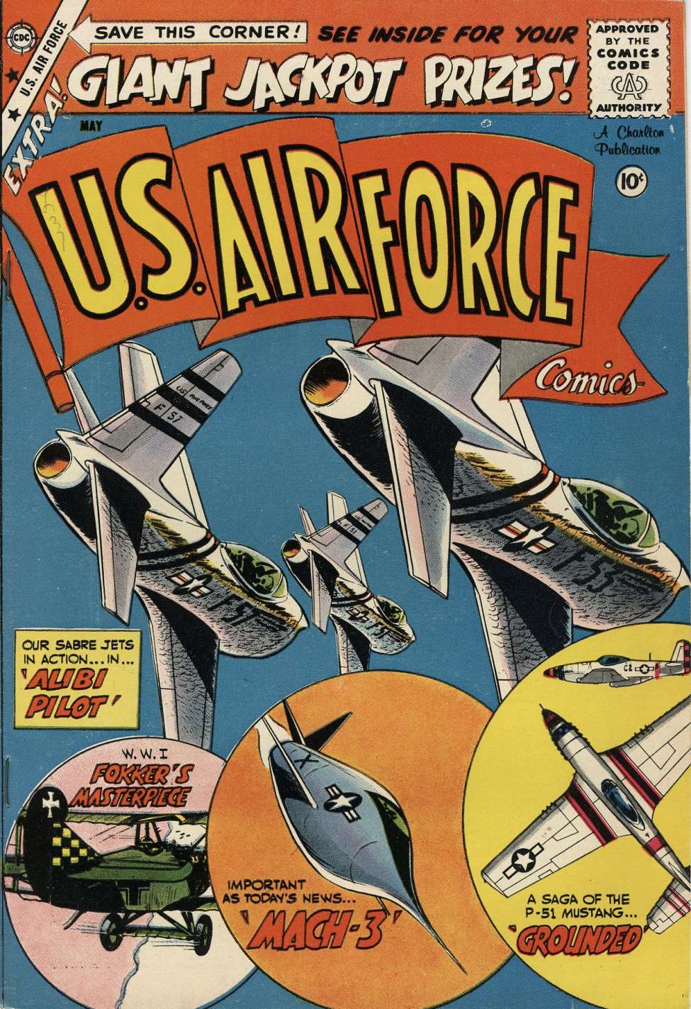 Comic Book Cover For U.S. Air Force Comics 4