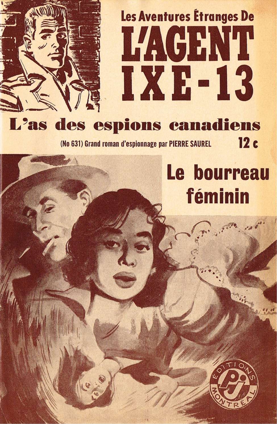 Book Cover For L'Agent IXE-13 v2 631 - Le bourreau féminin