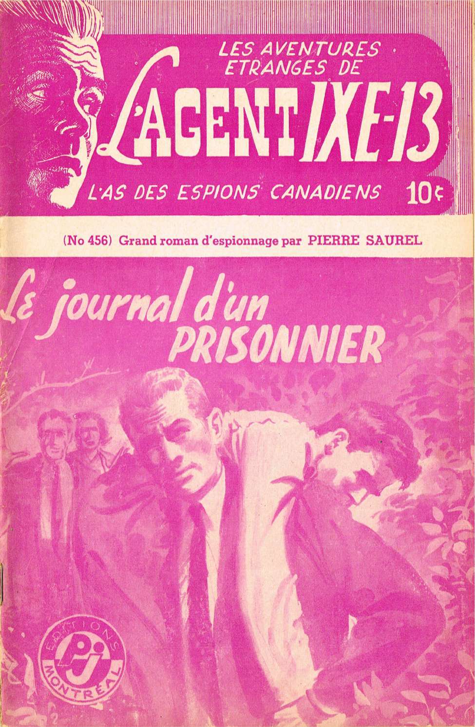 Book Cover For L'Agent IXE-13 v2 456 - Le journal d'un prisonnier