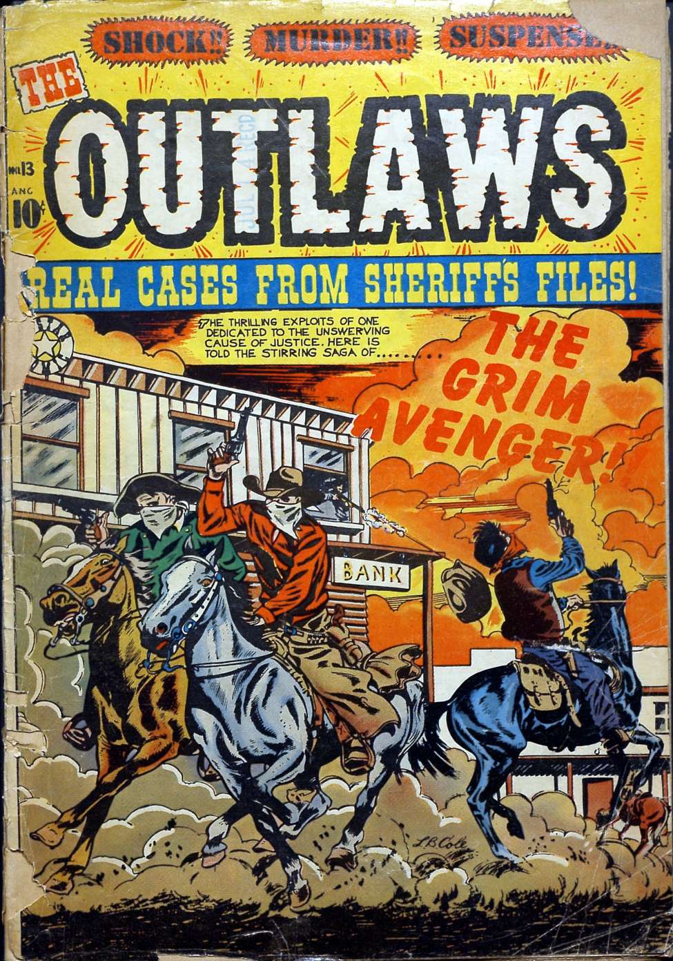 Book Cover For The Outlaws 13