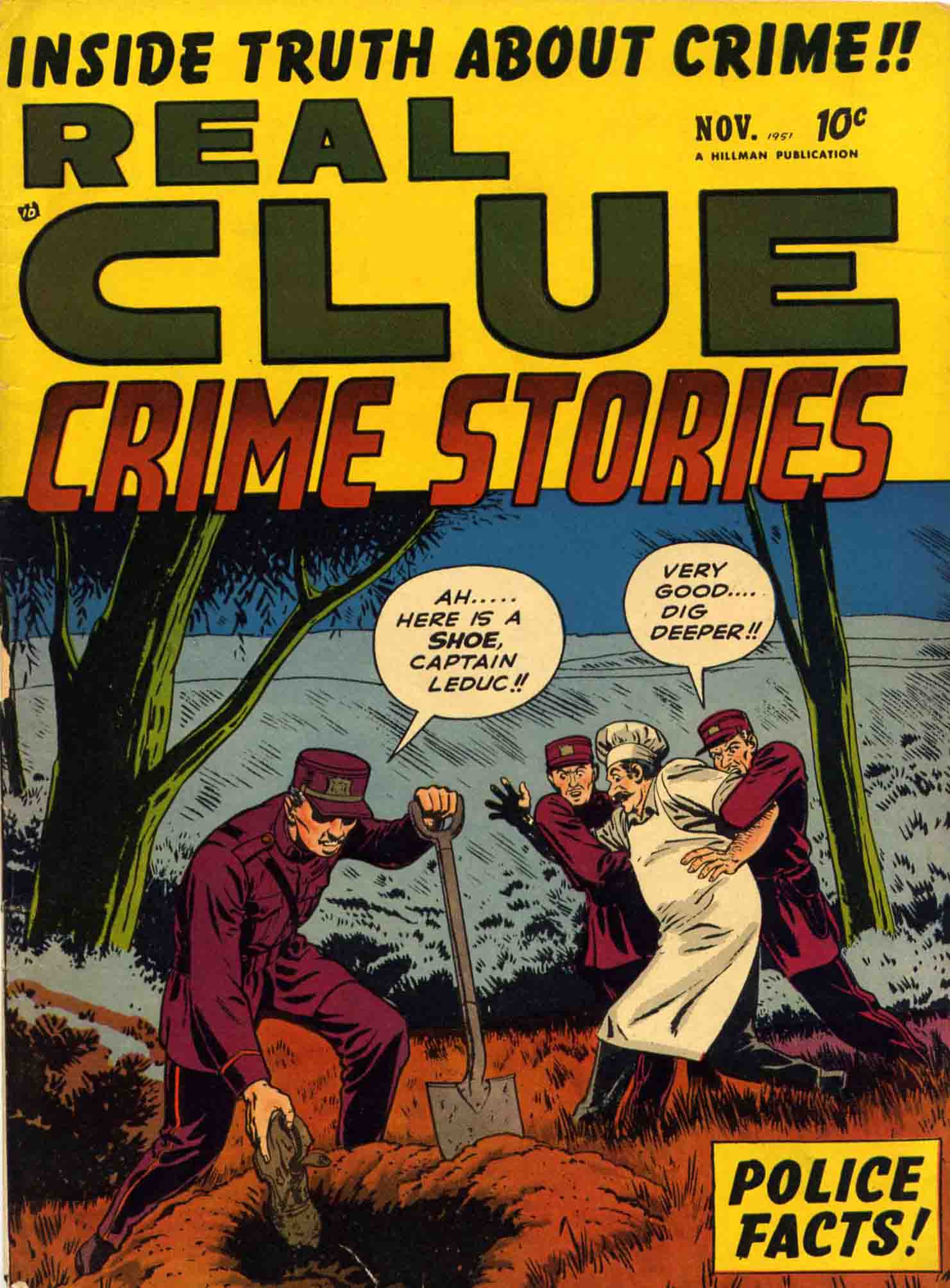 Book Cover For Real Clue Crime Stories v6 9 - Version 1