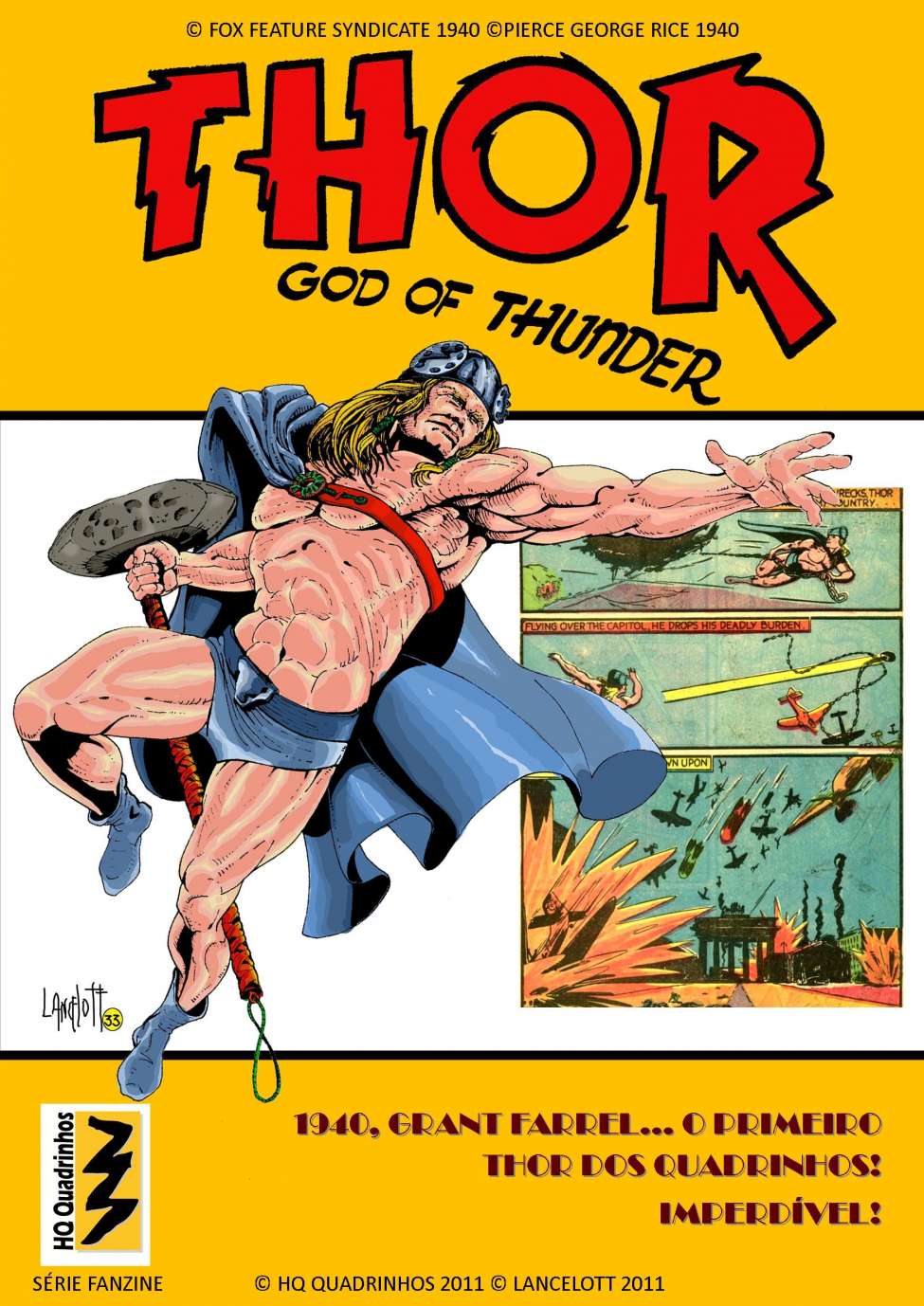 Comic Book Cover For Thor God of Thunder