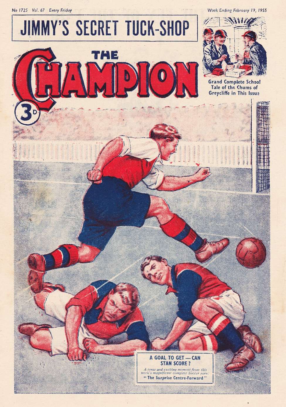 Comic Book Cover For The Champion 1725