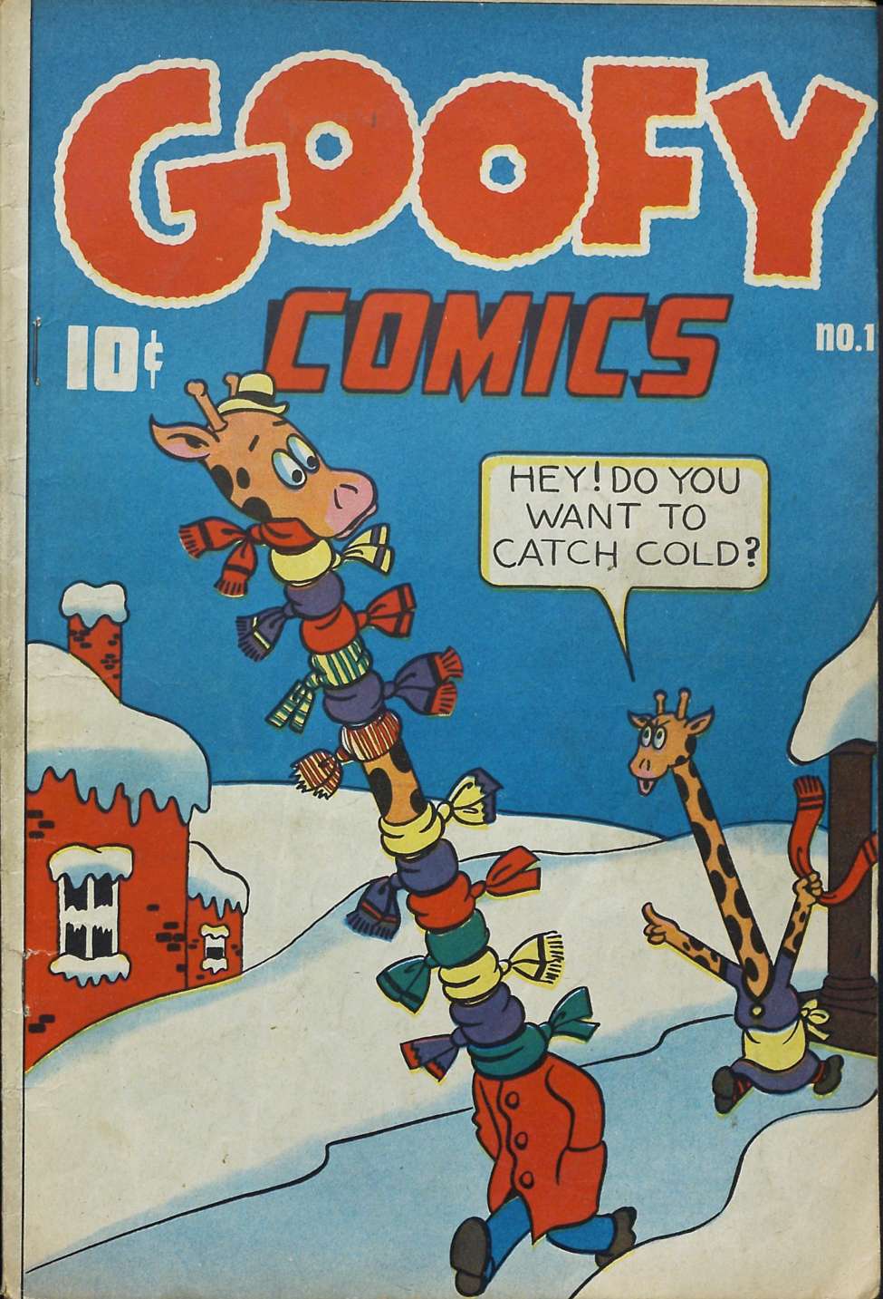 Comic Book Cover For Goofy Comics 17