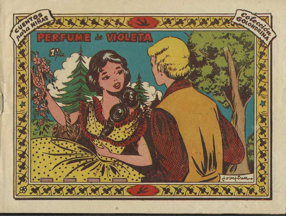 Comic Book Cover For Golondrina 4 - Perfume de Violeta