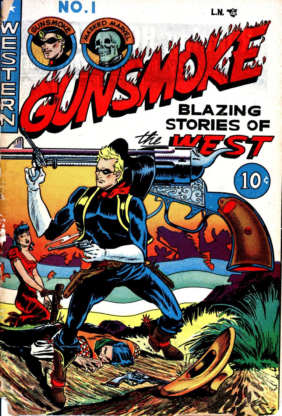 Comic Book Cover For Gunsmoke 1