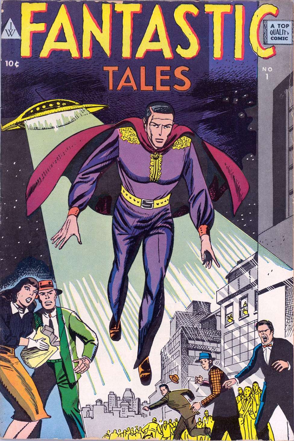 Comic Book Cover For Fantastic Tales 1 (alt)