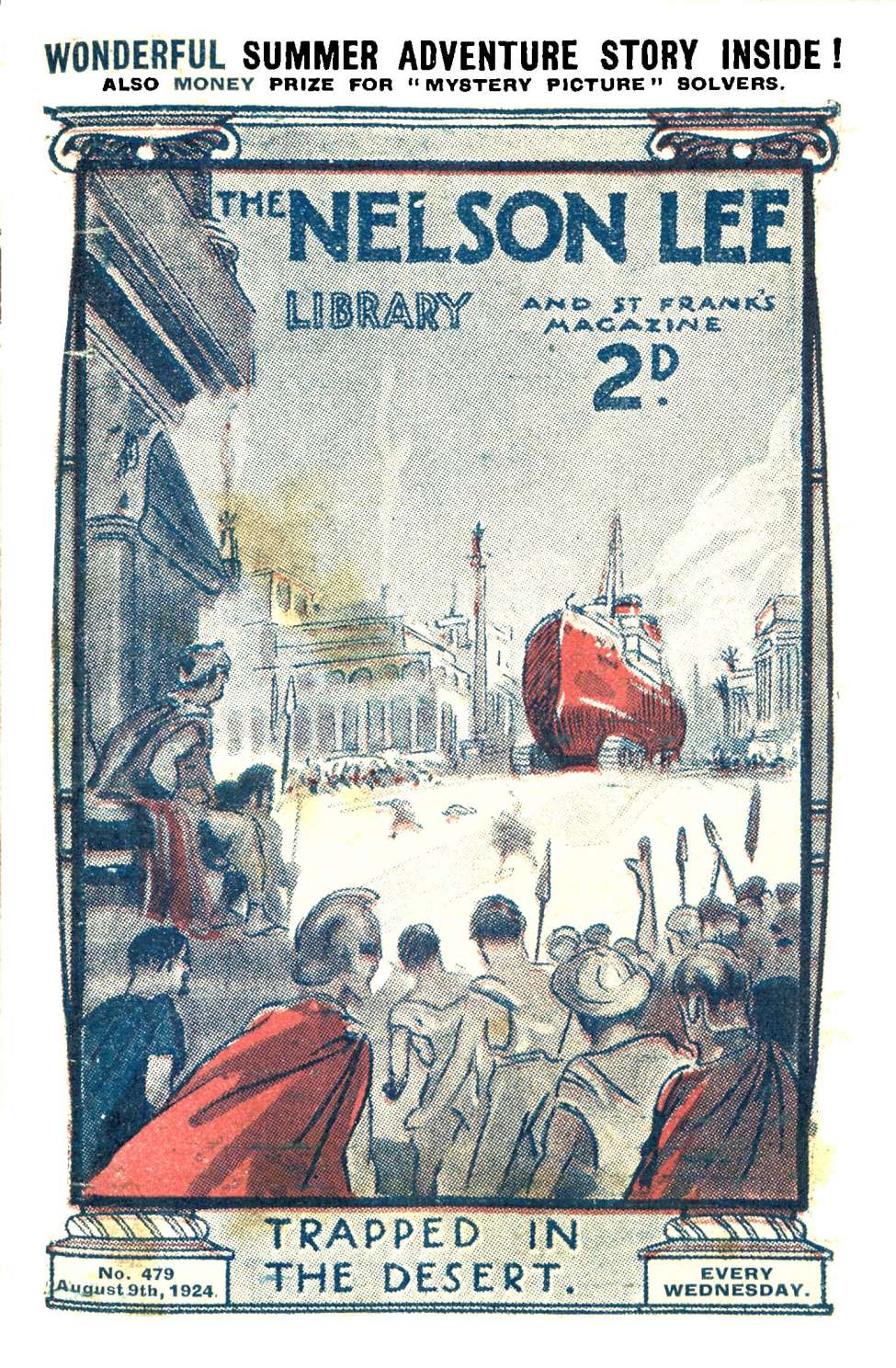 Book Cover For Nelson Lee Library s1 479 - Trapped in the Desert