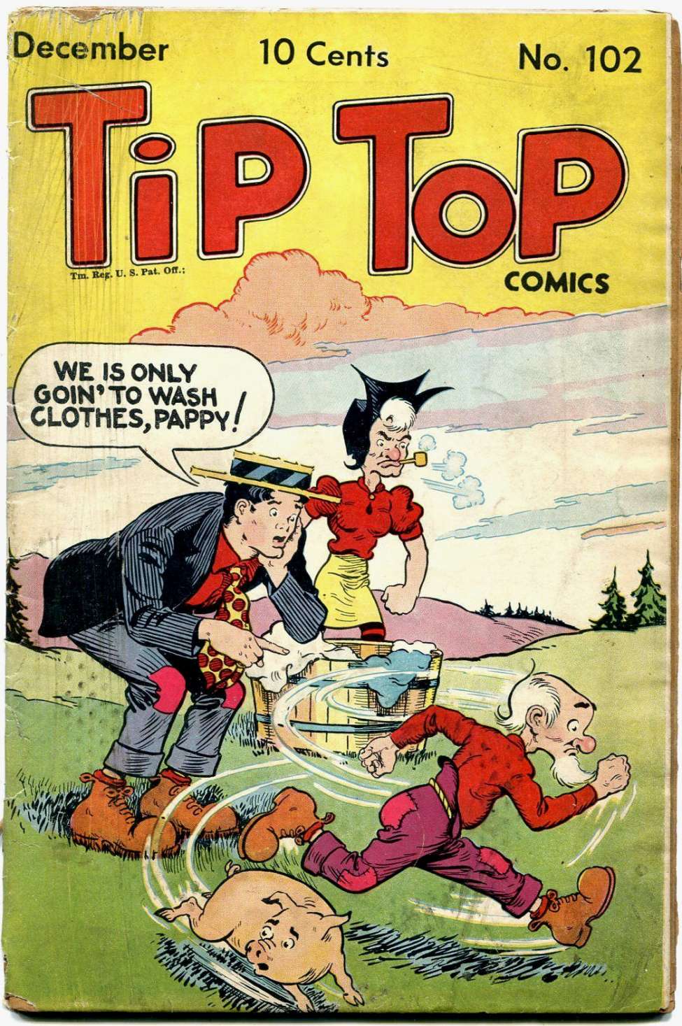 Comic Book Cover For Tip Top Comics 102