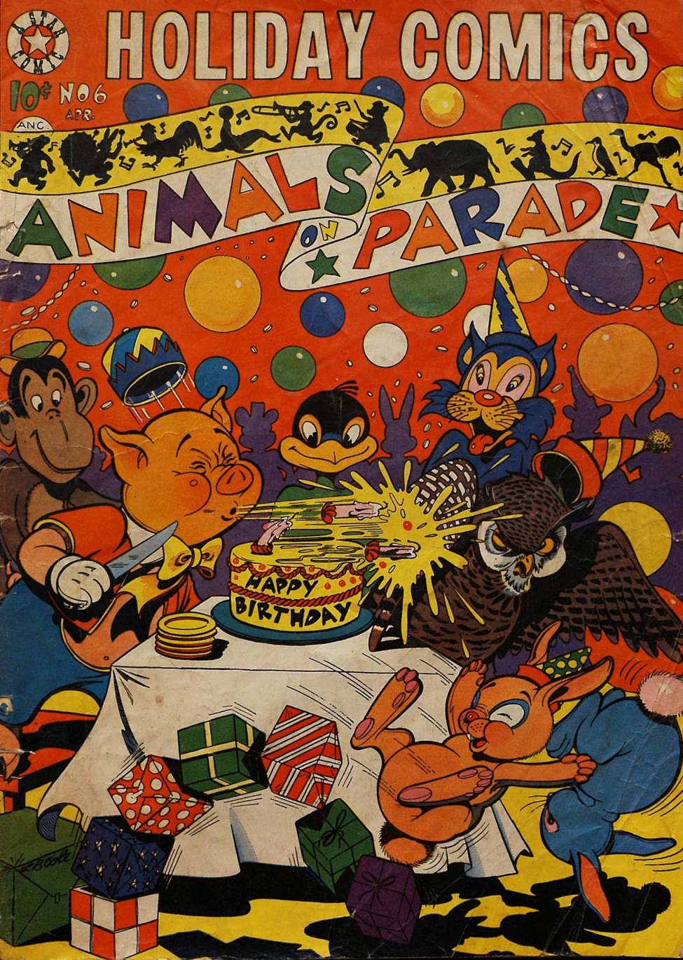 Comic Book Cover For Holiday Comics 6