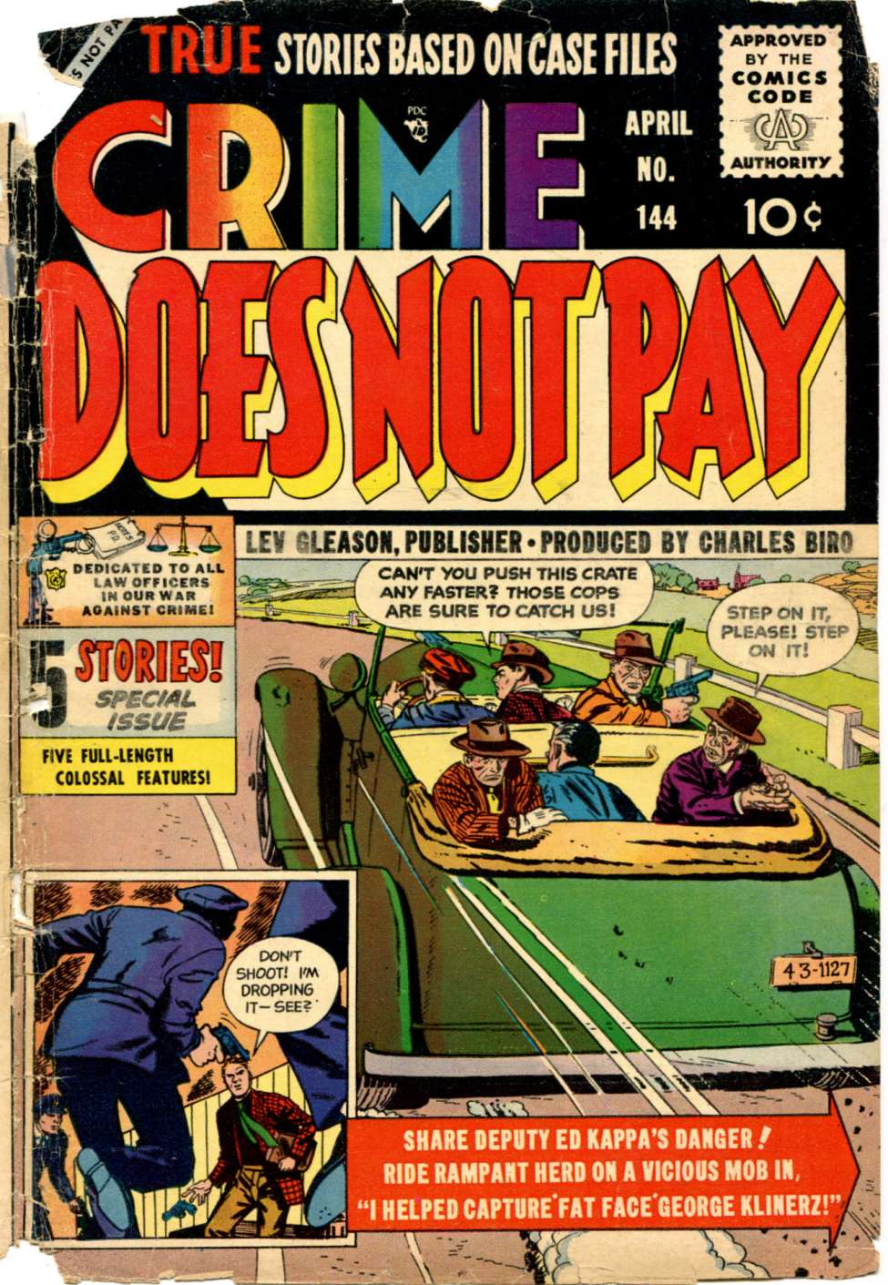 Book Cover For Crime Does Not Pay 144