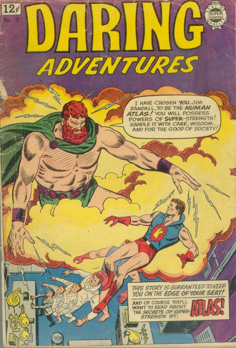 Comic Book Cover For Daring Adventures 18 - Version 1