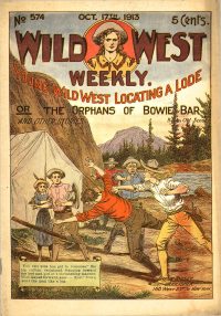 Large Thumbnail For Wild West Weekly 574 - Young Wild West Locating a Lode
