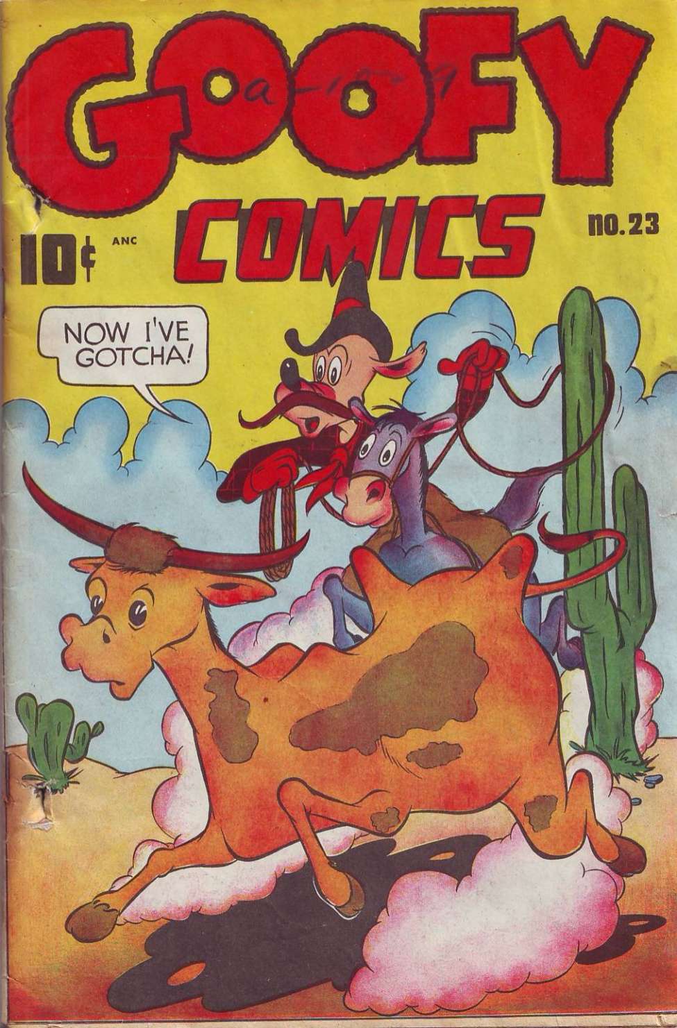 Comic Book Cover For Goofy Comics 23