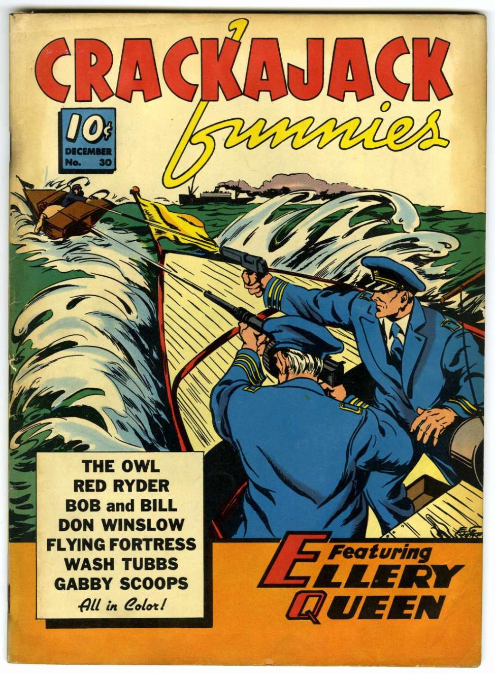 Comic Book Cover For Crackajack Funnies 30