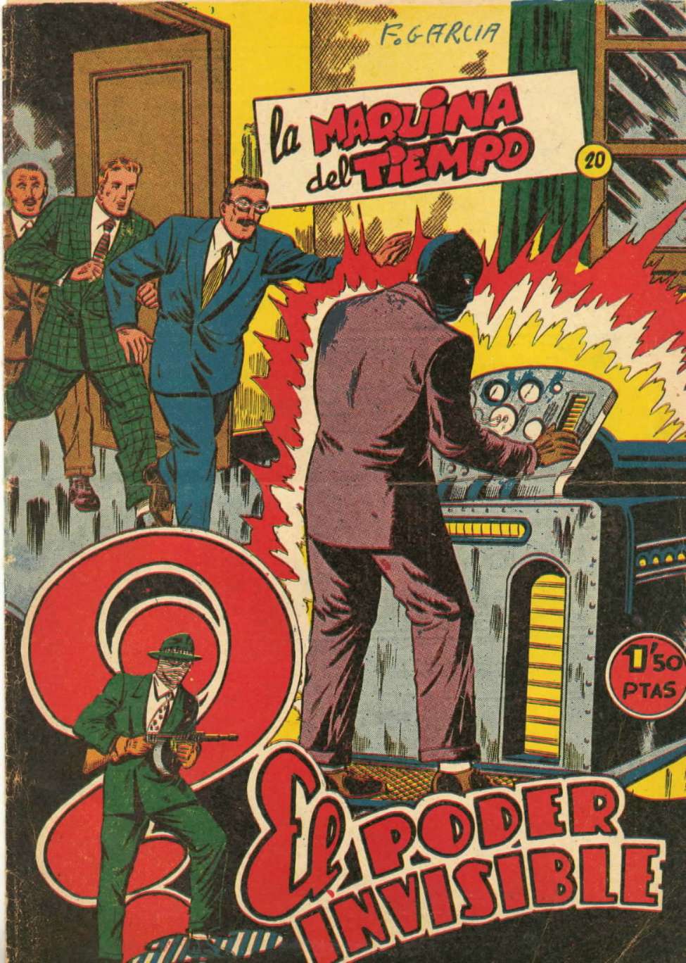 Comic Book Cover For El Poder Invisible 20 - La máquina del tiempo