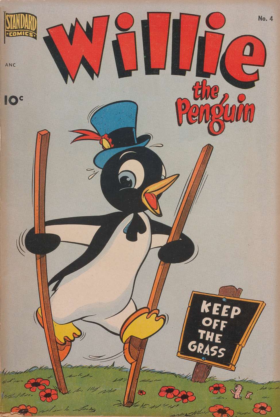 Book Cover For Willie the Penguin 4