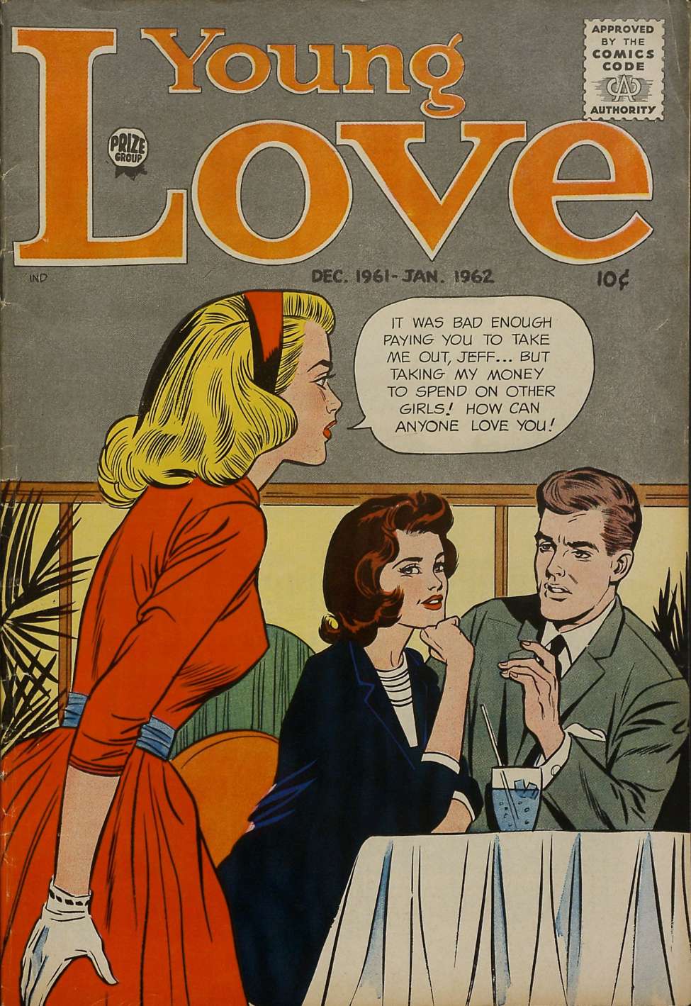 Comic Book Cover For Young Love v5 4