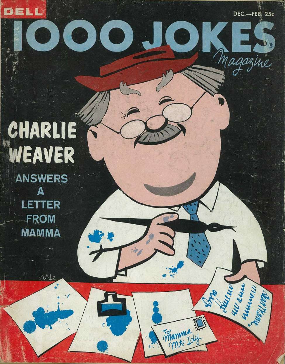 Comic Book Cover For 1000 Jokes Magazine 92